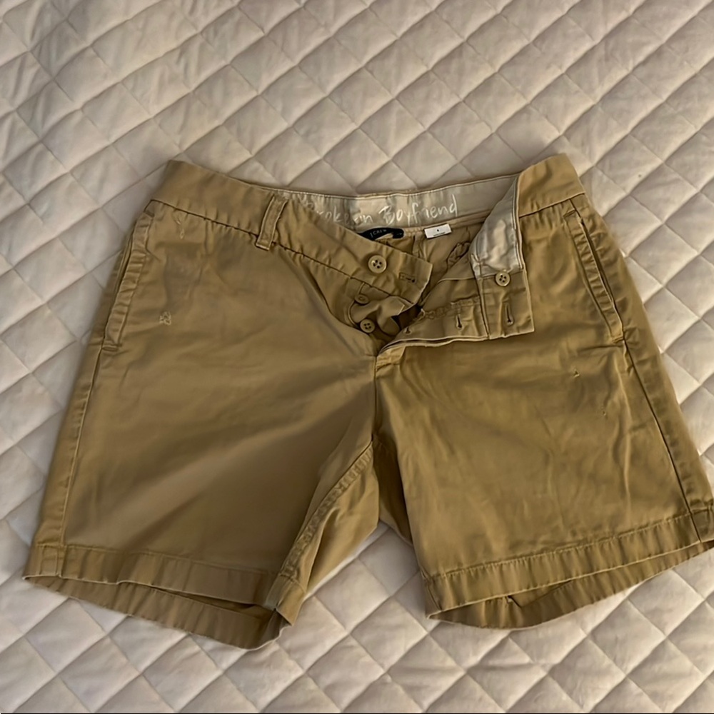 J. Crew Tan Bermuda Shorts Classic Cotton Style